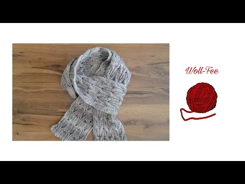 Schal in allen Größen stricken, reversibles Muster, super schön, tolles Geschenk