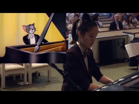 An Exact Tom & Jerry Nostalgia Piano Performance | Yannie Tan