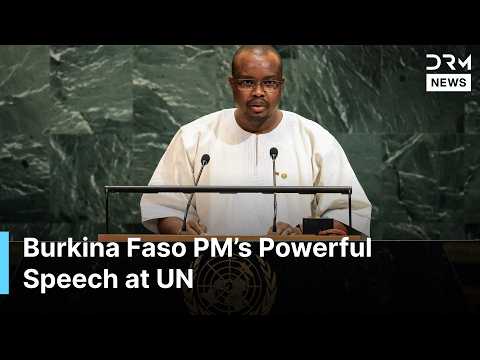 Burkina Faso PM at UNGA: “We Will Determine Our Destiny” — Calls for Bold UN Reform | AC1G