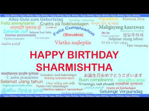 Sharmishtha   Languages Idiomas - Happy Birthday