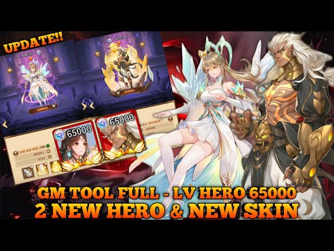 Update 2 New Hero & Skin , Idle Legends Gm TooL Full LV Hero 65000 - Private Server