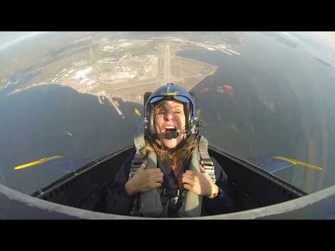 Judy McLane Blue Angels VIP Ride