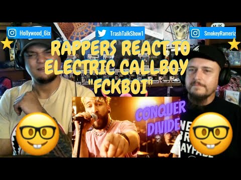 Rappers React To Electric Callboy Feat. @conquerdividemusic "FCKBOI"!!!