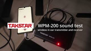 Video thumbnail for takstar wpm 200 wireless iem sound test by Paolo Vivas