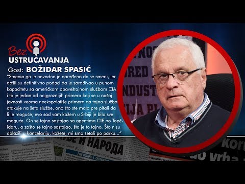 BEZ USTRUČAVANJA - Božidar Spasić: Ne možete svakog da privedete pravdi ali možete da ga ubijete!