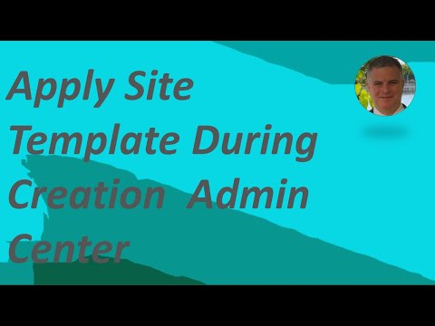 SharePoint Site Template during Site Creation