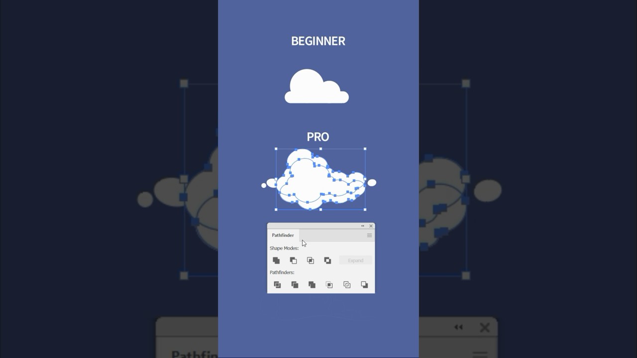 How to draw clouds in illustrator beginner pro legend #illustratortips #illustrator #vector #clouds