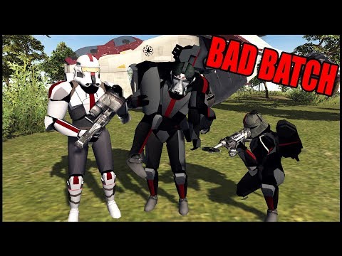 BAD BATCH Clone Commandos RAID CIS OUTPOST - Men of War: Star Wars Mod Battle Simulator
