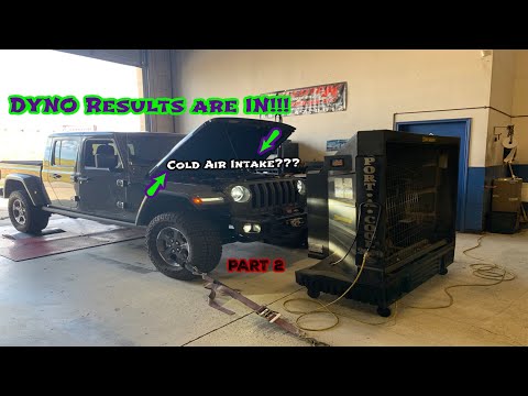 Jeep Gladiator S&B Cold Air Intake DYNO TEST Pt 2 - MUST SEE the RESULTS!!!