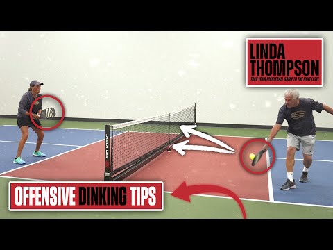 Offensive Dinking to Move Your Opponents Around the Pickleball Court