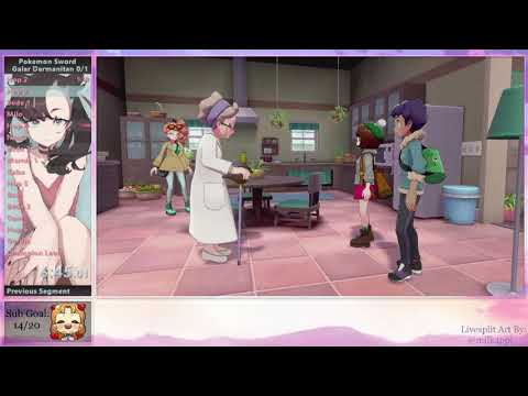 Current PB 3:44:48 Pokemon Sword Galar Darmanitan Trade Alt Main Speedrun