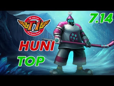 SKT T1 Huni Jax Top Patch 7.14