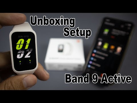 Unboxing and First Setup Xiaomi Smart Band 9 Active Step by Step