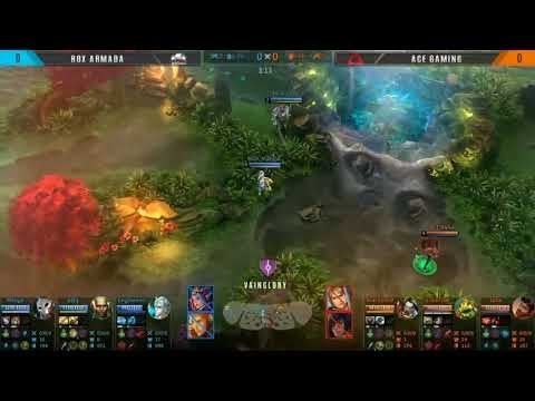 ACE GAMING vs ROX ARMADA GAME 1- Vainglory 8 EA | Split 2 - Week 4