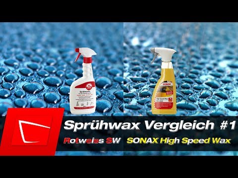 Rotweiss Spray Wax vs. Sonax High Speed ​​Wax - Spray Wax Comparison