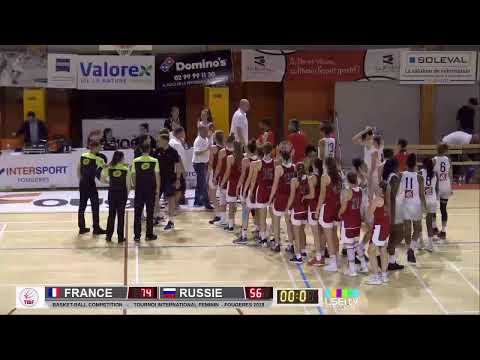 2019 - BASKET-BALL FEMININ - TOURNOI INTERNATIONAL - TIBF MATCH DU VENDREDI - FRANCE VS RUSSIE