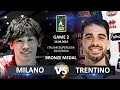 Bronze Medal Matches of Italian Volleyball SuperLega 2023/2024 | Milano vs Trentino
