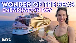 Wonder of the Seas Embarkation Day - Royal Caribbean Vlog - Bahamas Weekend Cruise Day 1