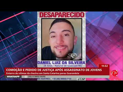 Velório marca despedida de jovens assassinados em Guaranésia