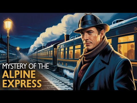 Sherlock Holmes and The Mystery on the Alpine Express | Cozy Winter Train Mystery