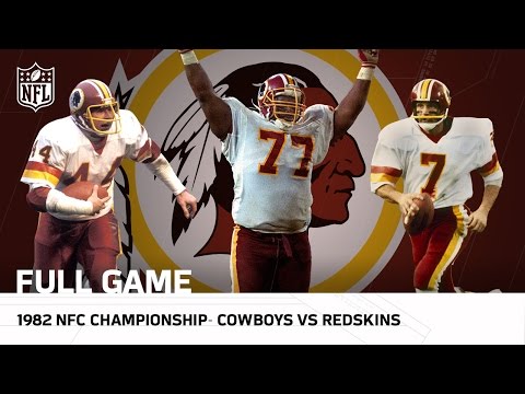 Cowboys vs. Redskins 1982 NFC Championship | NFL Full Game