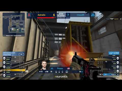 Floppy destroys  1 vs 4 Clutch vs Astralis