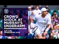 Centre Court Stunned by Andy Murray's Underarm Serve | Wimbledon 2022