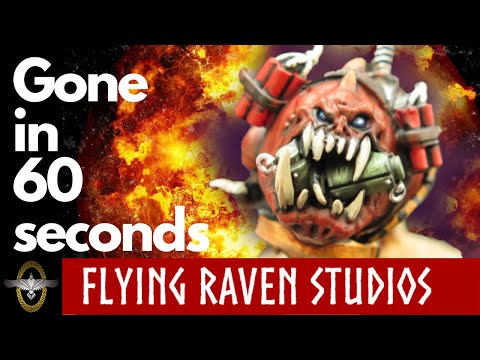 Can I paint the Bomb Squig before he explodes? from Warhammer 40,000/ Kill Team Ork Kommando #Shorts