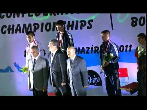 Final - Men's Light Fly (46-49kg) AWARDS - AIBA European Confederations Championships