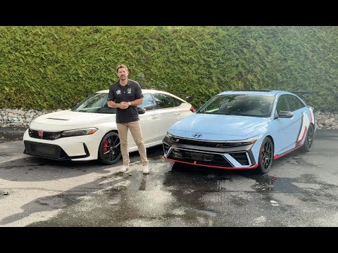 New Hyundai Elantra N TCR vs Honda Civic Type R: Pocket rocket battle!