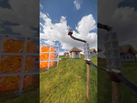 EPIC Realistic Anvil vs Lava in Minecraft RTX