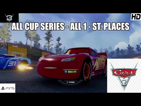 Cars 3 Driven to win (Gameplay) - All CUP series. (Longplay - Walkthrough) (PS 5; Full HD)