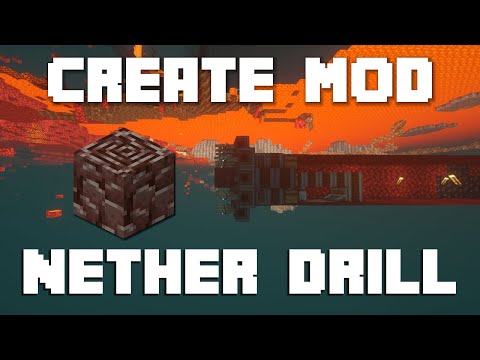 Minecraft Create Mod Tutorial - How to Make a Nether Miner Ep 24