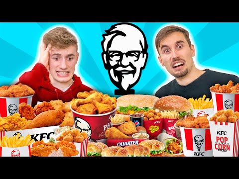 MANGIAMO TUTTO il MENÙ del KFC!! Sfida inutile che nessuno ha chiesto