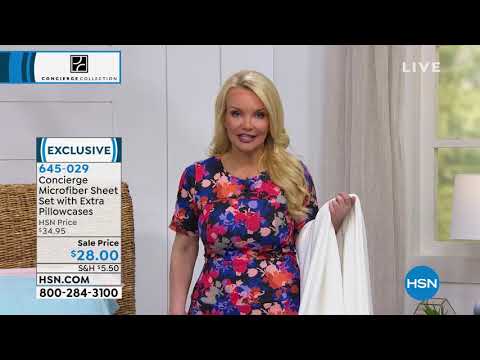 HSN | Concierge Collection Bedding 05.13.2019 - 04 PM