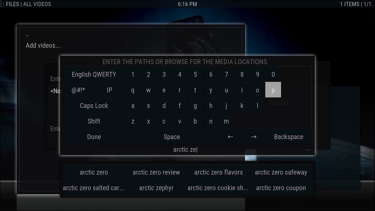 Install Auto-completion Virtual Keyboard