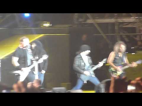 Metallica - Anthrax - Andreas Kisser - Diamond Head - Sonisphere Amneville - Helpless - HD