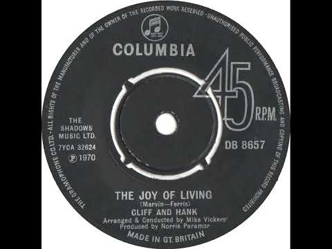 UK New Entry 1970 (42) Cliff & Hank - The Joy Of Living