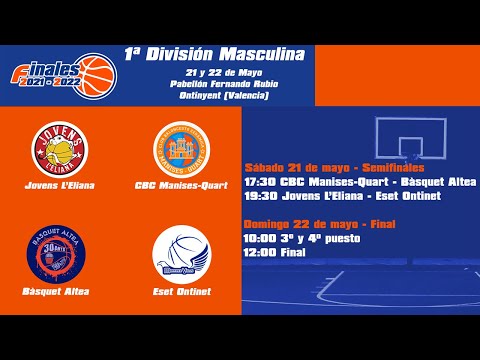 Finales 1ª Div. Masculina CBC Manises-Quart vs Bàsquet Altea