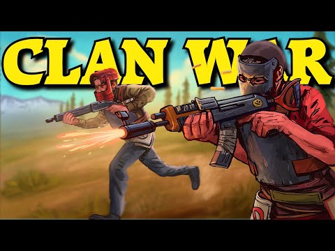 We fought a HUGE ZERG CLAN on WIPE DAY in Rust