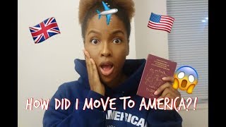 I MOVED TO AMERICA WITHOUT A GREEN CARD?!- Moving Q & A - Visa, Time, Living with strangers?!