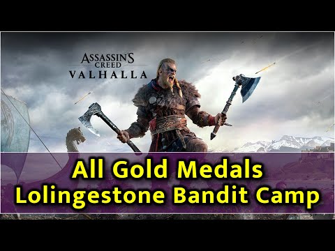 Assassin's Creed Valhalla - Mastery Challenges Gold Medals - Lolingestone Bandit Camp