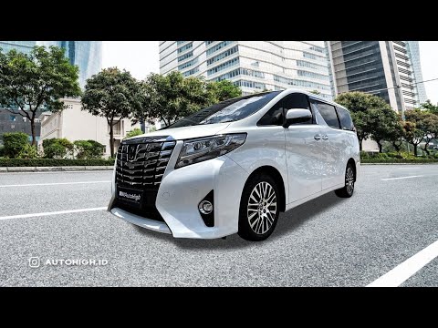 ALPHARD 2.5 G ATPM 2017/2018 WHITE ON BEIGE