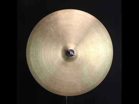 Vintage Zildjian 18" 1960's A Mini Cup Ride - 1865g (video demo) image 5