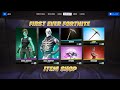 The First Ever Item Shop! Fortnite