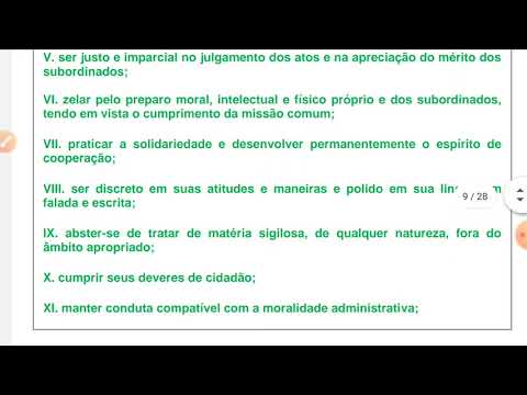 Estatuto da PMBA. Estabilidade, Deontologia, Ética