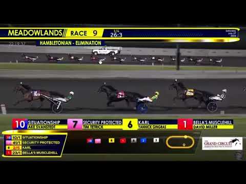 Hambletonian Elimination 1 2024 - Karl & Yannick Gingras 1.50,3 1609m