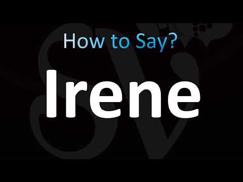 Come pronunciare Irene (CORRETTAMENTE!)