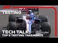 Top 5 Testing Takeaways | F1 TV Tech Talk | 2021 Pre-Season Testing