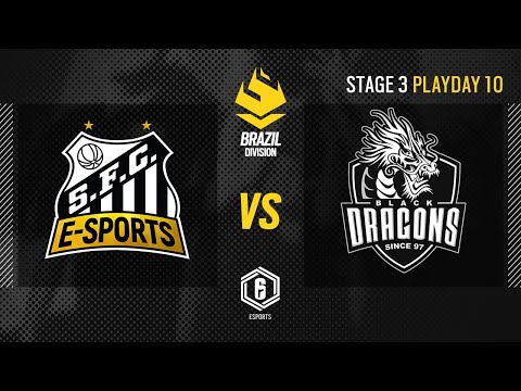 Santos vs. Black Dragons // LATAM League Brazil Division 2021 - Stage 3 - Playday 10